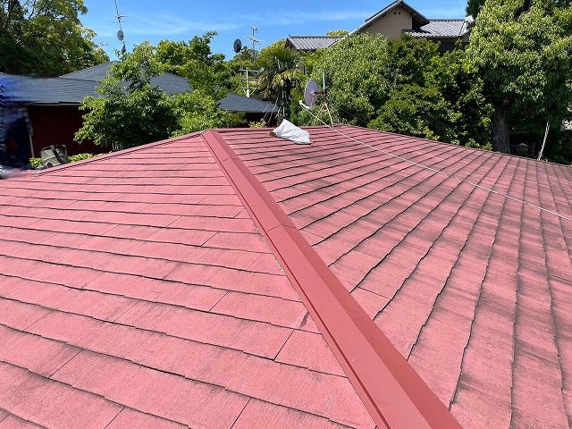 西宮市　棟包み板金施工